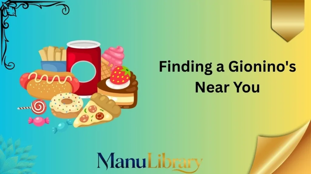 Finding a Gionino's Near You