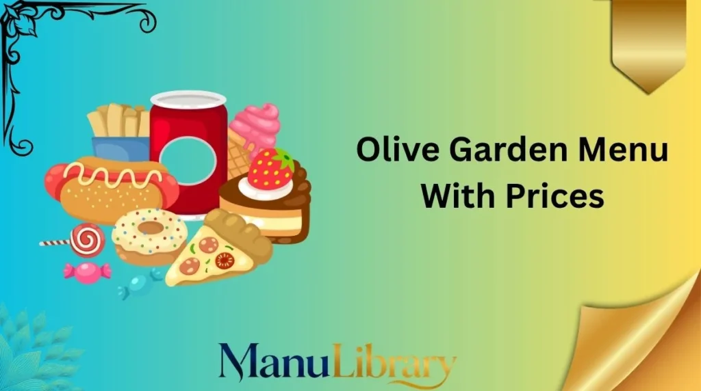 Olive Garden Menu With Prices