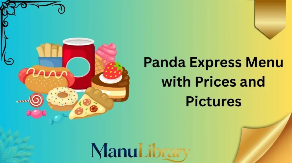 Panda Express Menu with Prices and Pictures
