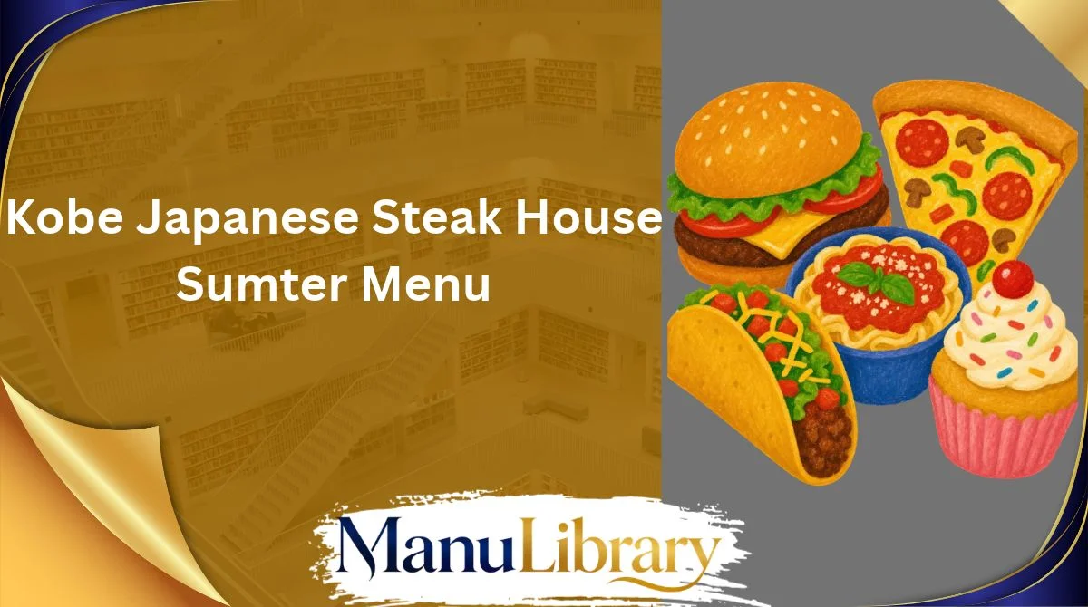 Kobe Japanese Steak House Sumter Menu